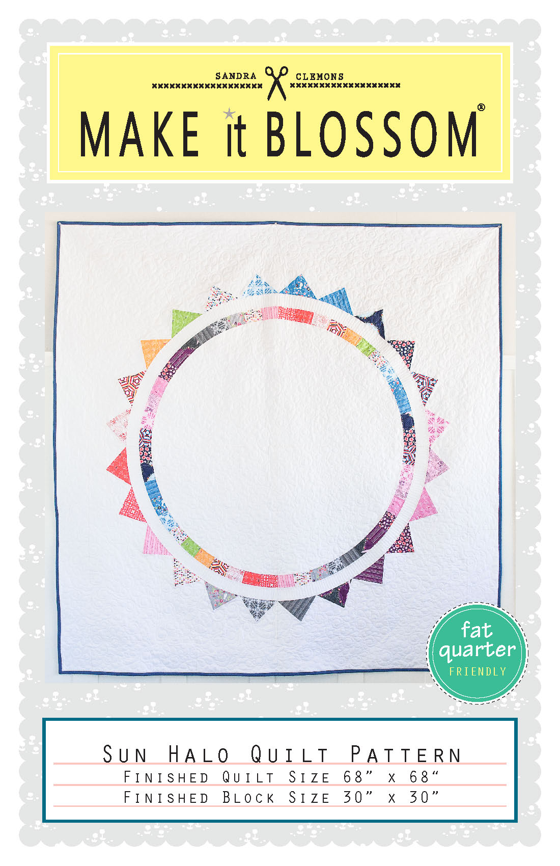 Sun Halo Quilt Pattern - Download