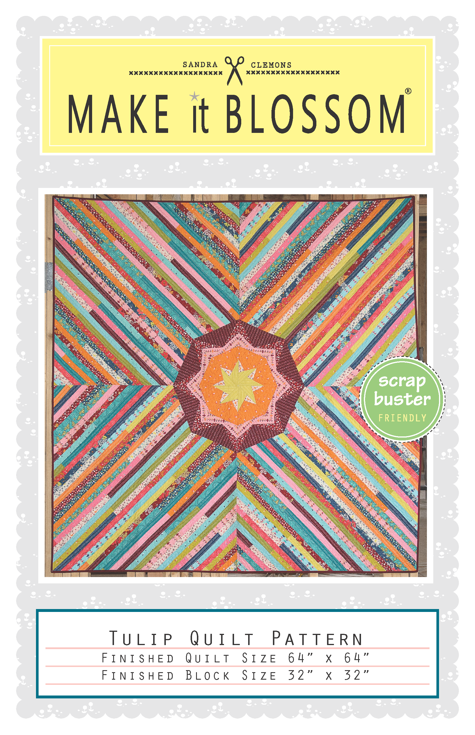 Tulip Quilt Pattern - Download