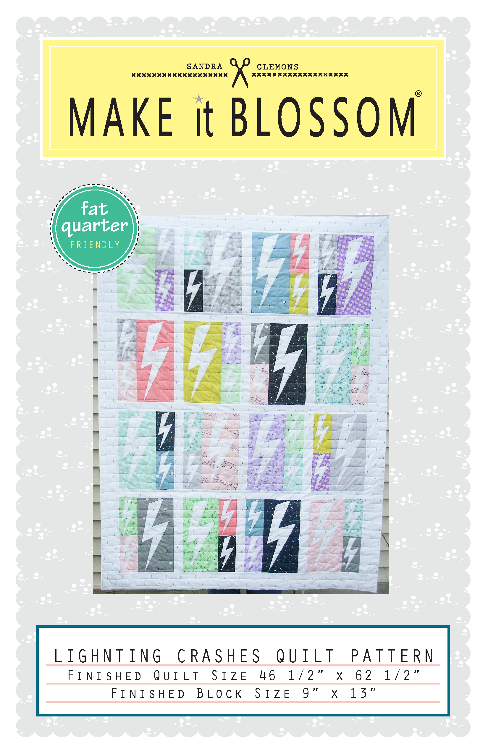 Lightning Crashes Quilt Pattern - Download