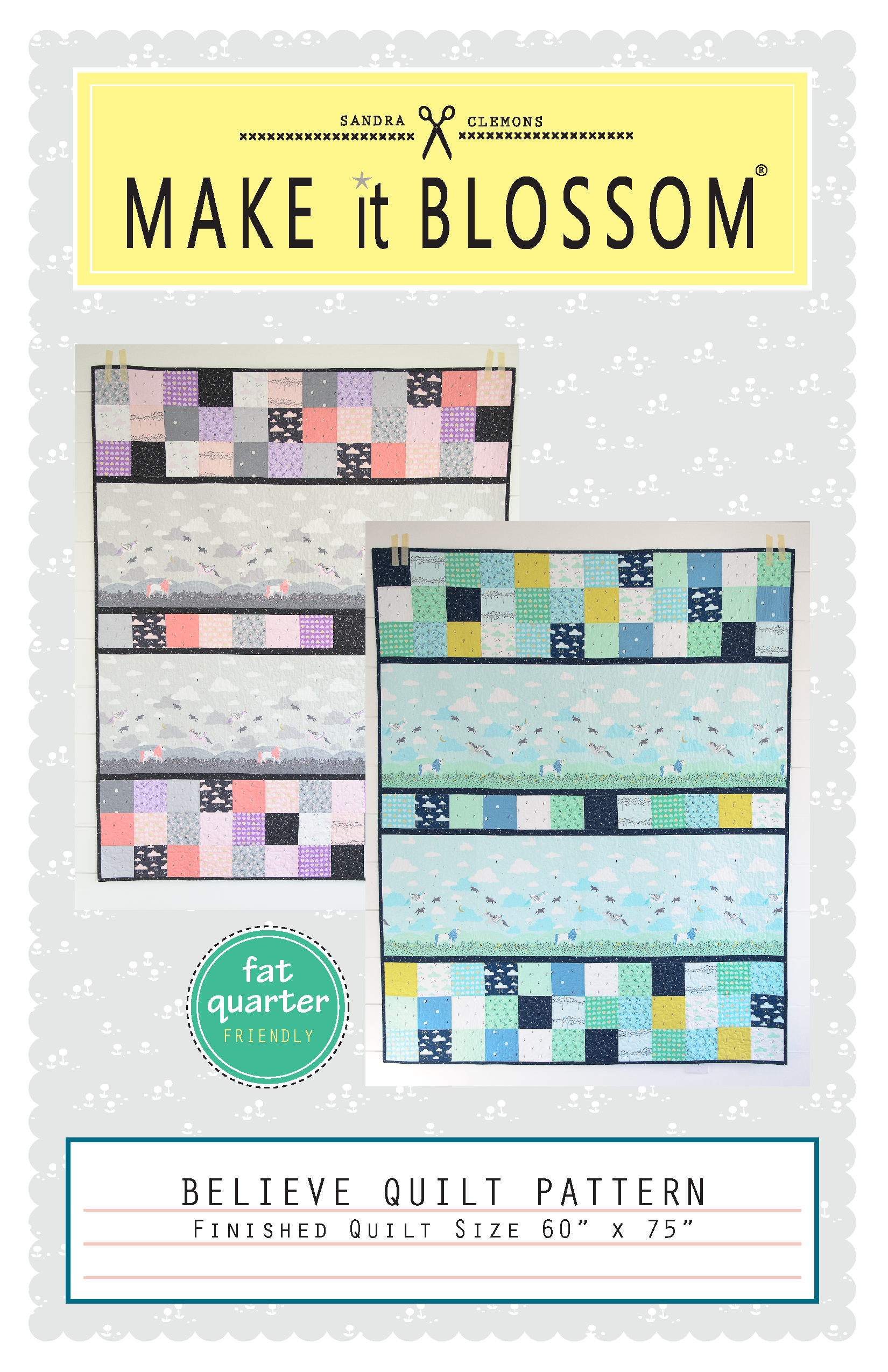 Believe Quilt Pattern - Download