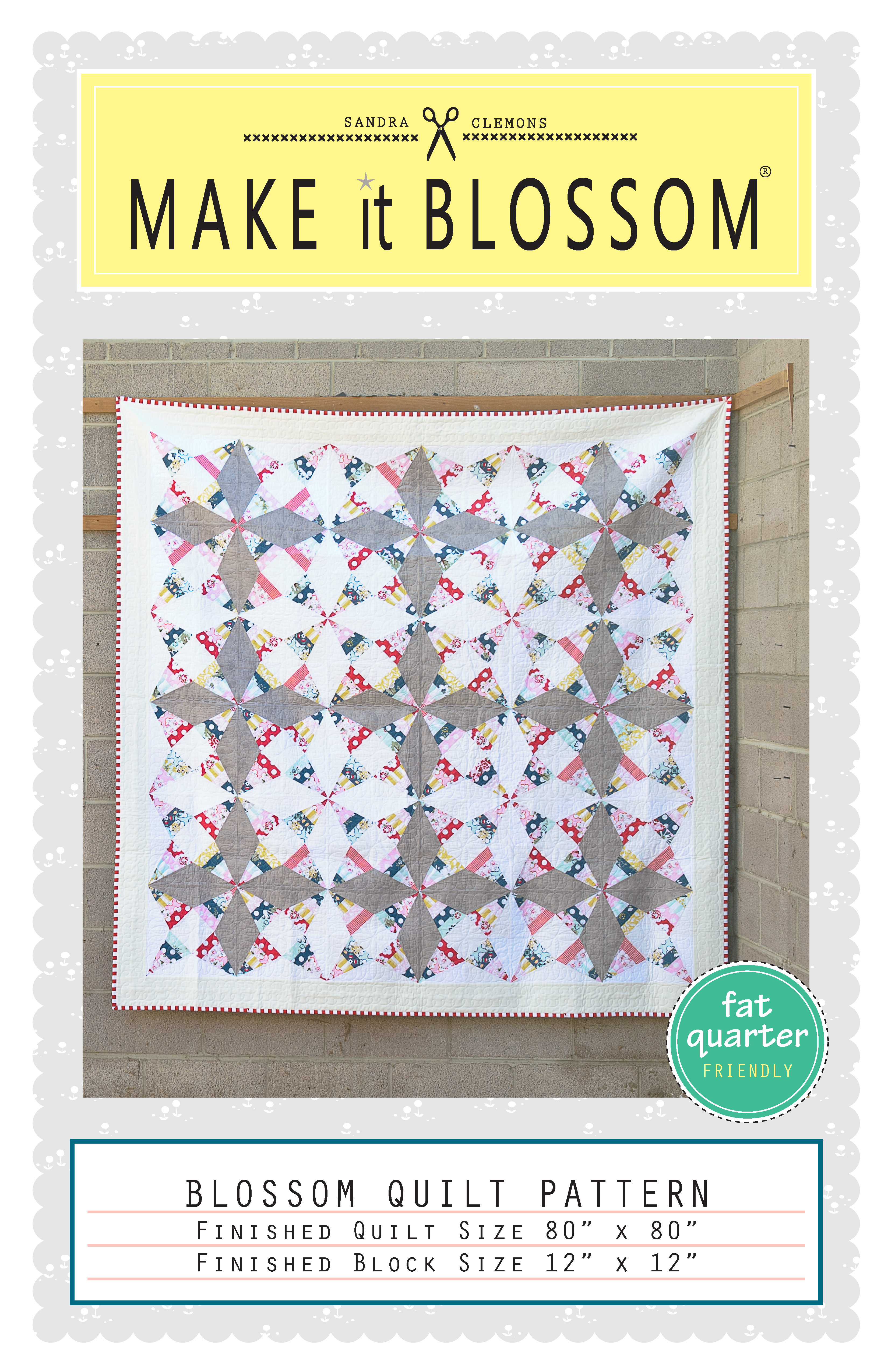 Blossom Quilt Pattern - Download