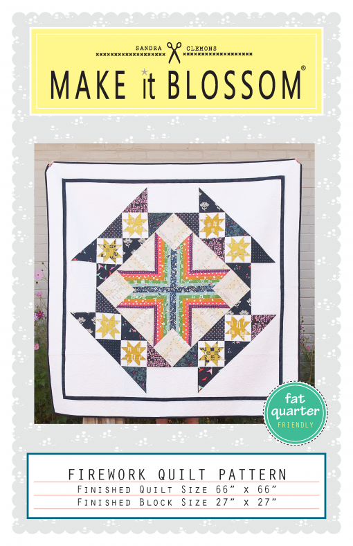 Firework Quilt Pattern - Download