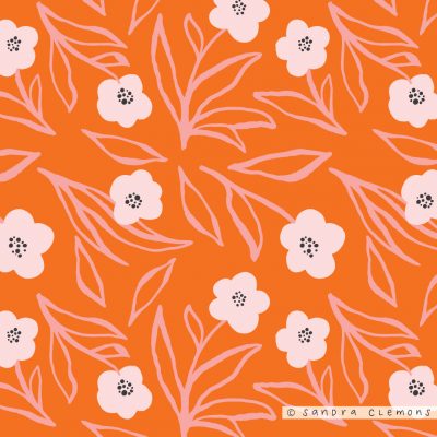Coloring Page - Bumpy Flowers