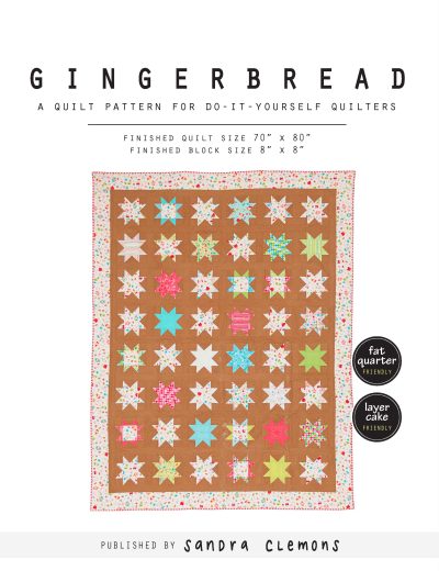 SC122 Gingerbread Quilt Pattern Download